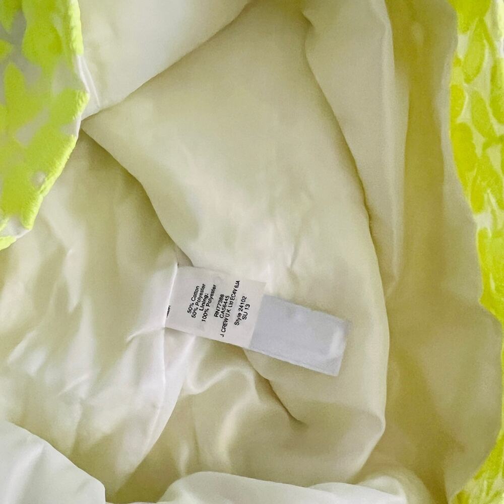 J. Crew Neon Embroidered Mini Skirt Size 2 - Picture 11 of 11